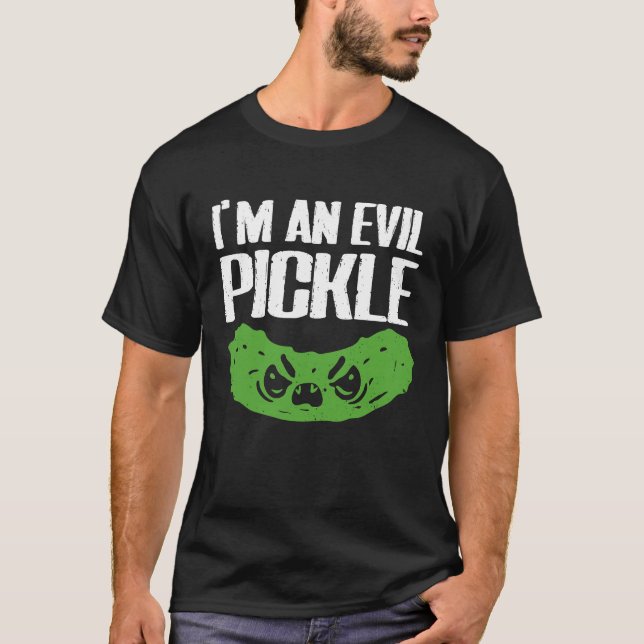 Camiseta Soy un pepino malvado de disfraces de Halloween (Anverso)