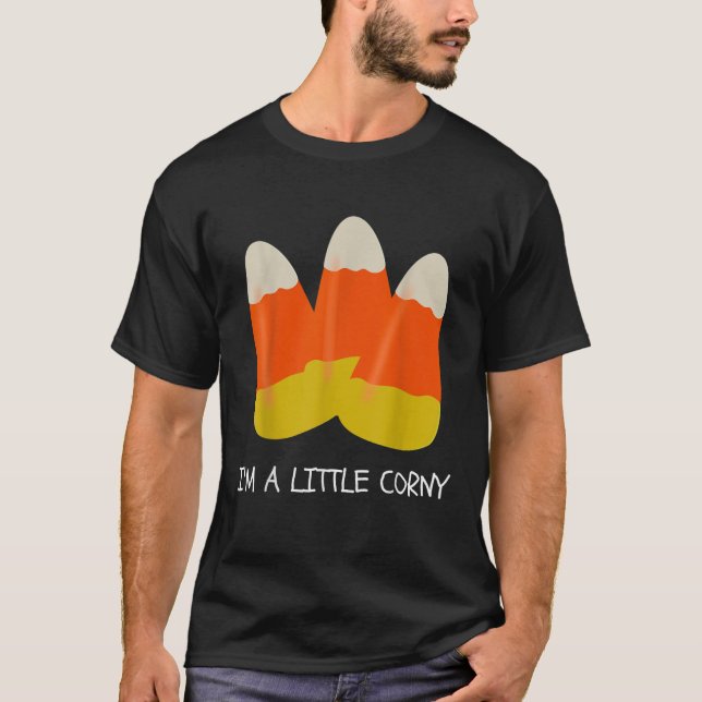 Camiseta Soy un pequeño Candy Corn Funny Halloween T S (Anverso)