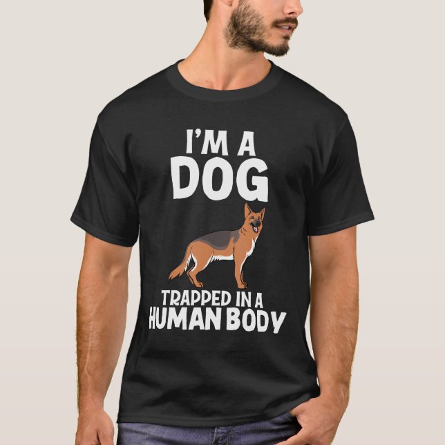 Camiseta Soy Un Perro Pastor Alemán Lady Tee (Anverso)