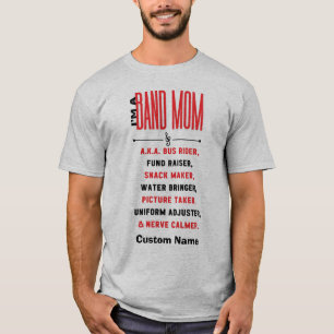 Camiseta Soy un Personalizable descriptivo de mamá de banda