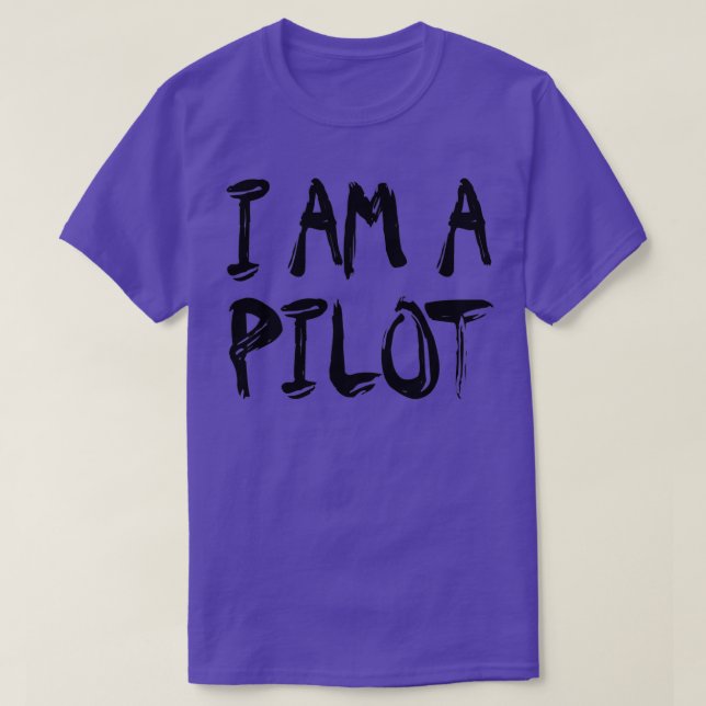 Camiseta Soy un pilotoTShirt 1 (Diseño del anverso)