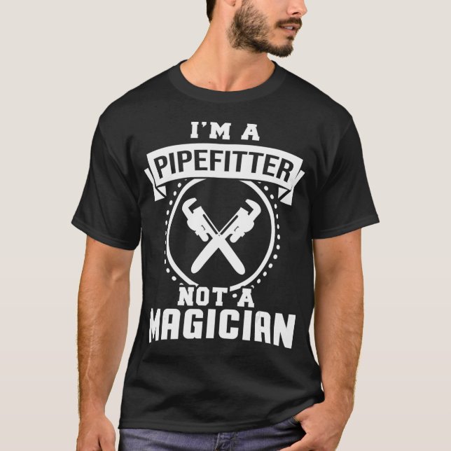 Camiseta Soy Un Pipefitetro, No Un Mago Regalos Graciosos. (Anverso)