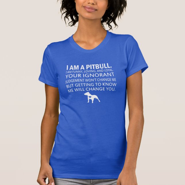 Camiseta Soy un pitbull (Anverso)