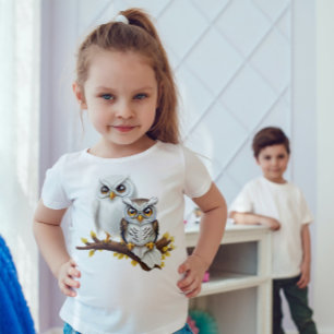 Camiseta Soy un poco búho, ¡escúchame!   Chica T-Shirt
