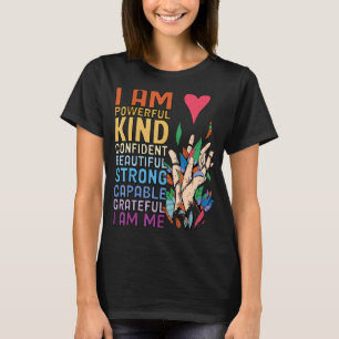 Camiseta Soy un poderoso tipo de hermosa y fuerte Capa