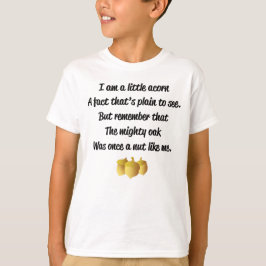 Camiseta "Soy un poema de bellota"