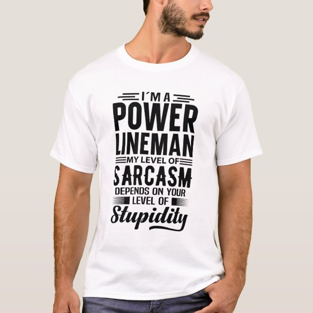 Camiseta Soy un Power Lineman (Anverso)