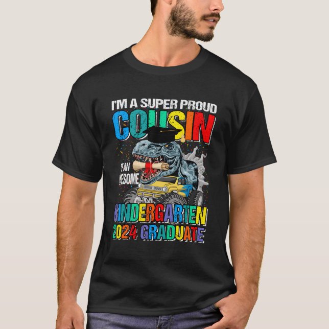 Camiseta Soy Un Primo Muy Orgulloso De Un Asombroso Niño 2. (Anverso)