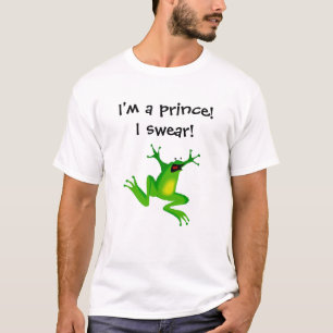 Camiseta Soy un príncipe de cuento de hadas, rana verde div
