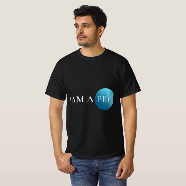 Camiseta SOY UN PRO | Empoderamiento Minimalista  (Anverso completo)