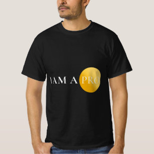 Camiseta SOY UN PRO Minimalista Motivacional