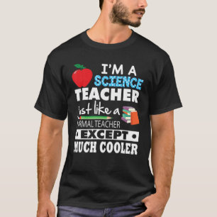 Camiseta Soy un profesor de ciencias igual que normal excep