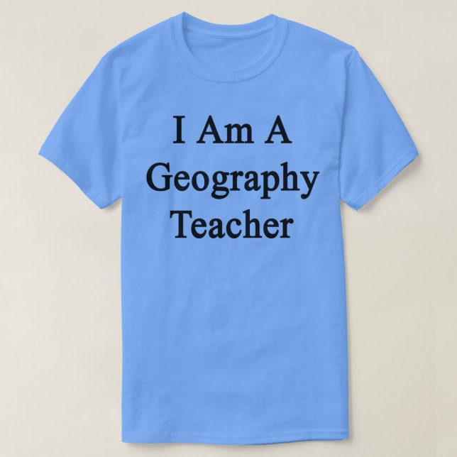 Camiseta Soy Un Profesor De Geografía (Diseño del anverso)