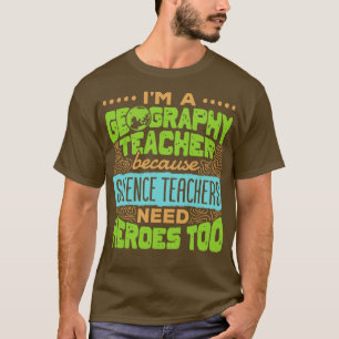 Camiseta Soy Un Profesor De Geografía Porque Los Maestros D