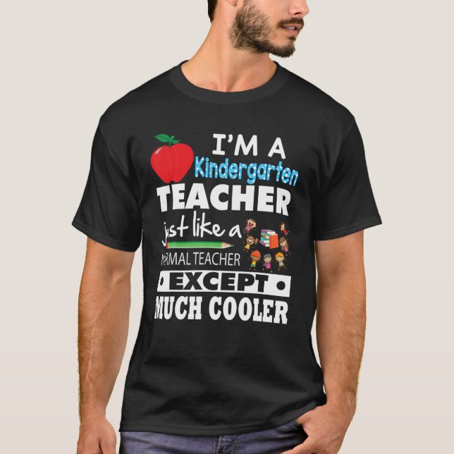 Camiseta Soy un profesor de guardería como normal excepto m (Anverso)