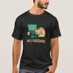 Camiseta Soy Un Purrgramg Nerd Software Developer Coder
