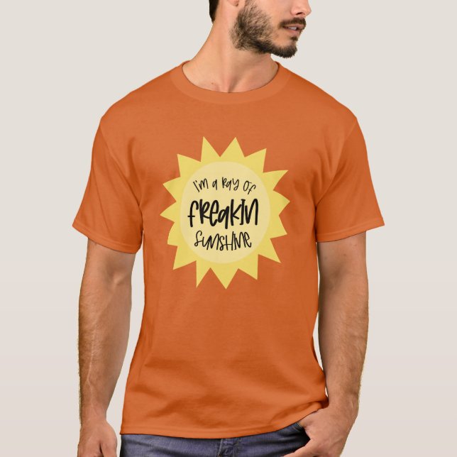 Camiseta Soy un rayo de sol raro (Anverso)