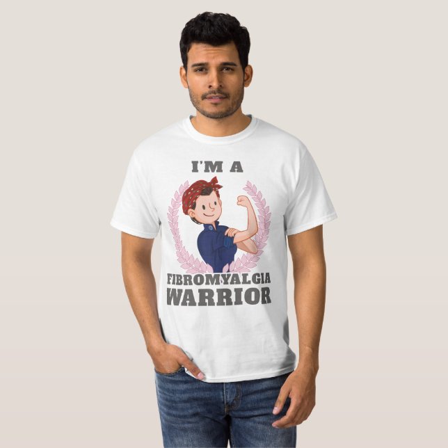 Camiseta Soy un regalo de concientización de Fibromialgia W (Anverso completo)