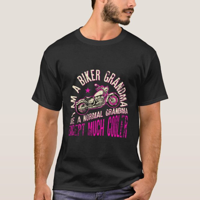 Camiseta Soy Un Regalo De Motociclismo De Abuela Para Mujer (Anverso)