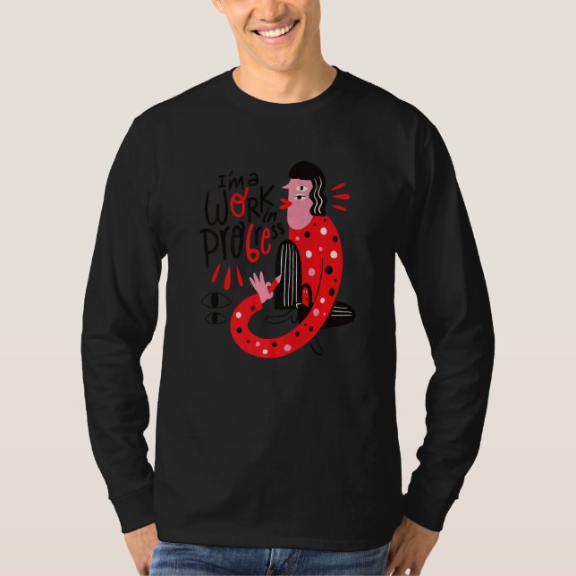 Camiseta Soy un resumen del progreso de trabajo (Anverso)