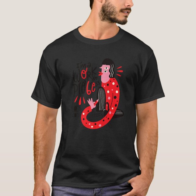 Camiseta Soy un resumen del progreso de trabajo (Anverso)