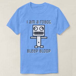 Camiseta Soy un Robot Bleep Bloop