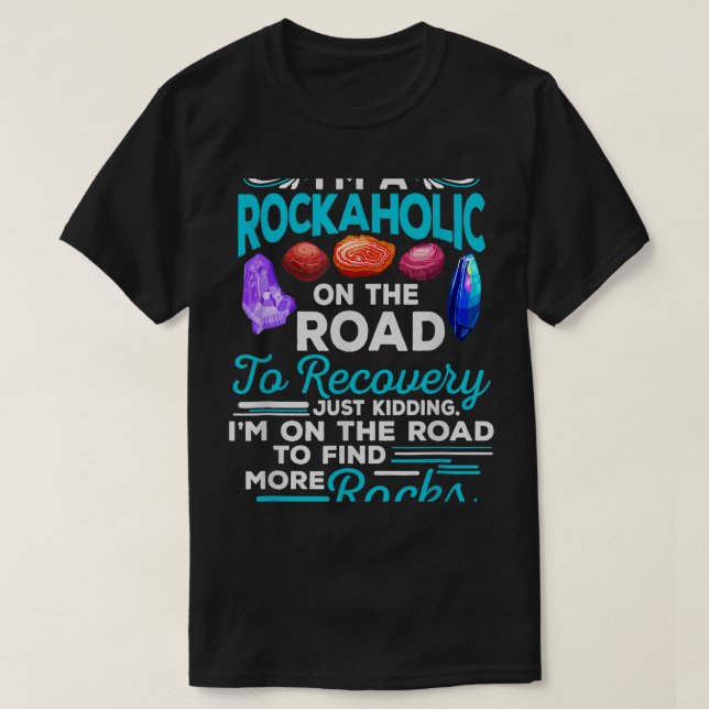 Camiseta Soy Un Rockaholic En El Camino A La Recuperación G (Diseño del anverso)