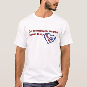 Camiseta "Soy un ser humano emocional de la ayuda a mi