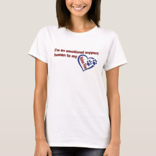 Camiseta Soy un ser humano emocional de la ayuda a mi