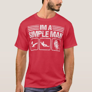 Camiseta Soy Un Simple Hombre Que Bucea Cerveza De Paracaíd
