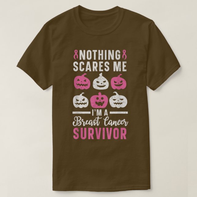Camiseta Soy un sobreviviente de cáncer de mama o un adulto (Diseño del anverso)