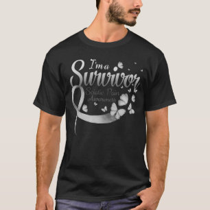 Camiseta Soy un sobreviviente de dolor ciático conciencia m