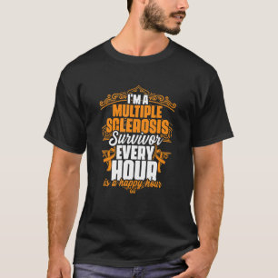 Camiseta Soy un sobreviviente de esclerosis múltiple Apoyo 