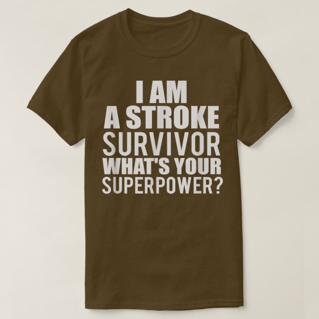 Camiseta Soy un sobreviviente de golpes ¿Cuál es tu superpo (Diseño del anverso)