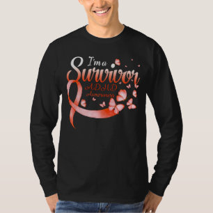 Camiseta Soy un sobreviviente de la Cinta Mariposa de la Co