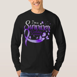 Camiseta Soy un sobreviviente de la colitis de conciencia d