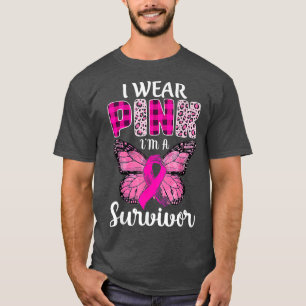 Camiseta Soy un sobreviviente de la conciencia sobre el cán