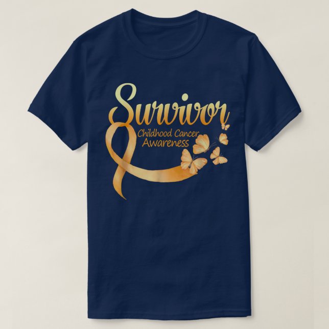 Camiseta Soy un sobreviviente de la guerra contra el cáncer (Diseño del anverso)