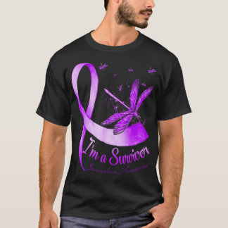 Camiseta Soy un sobreviviente de la Sarcoidosis de la Lazo 