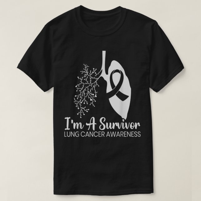 Camiseta Soy un sobreviviente de la toma de conciencia sobr (Diseño del anverso)