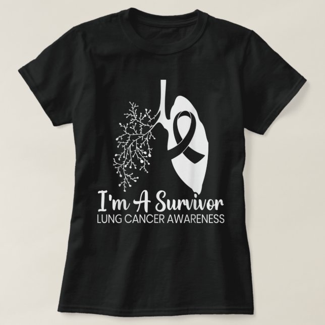 Camiseta Soy un sobreviviente de la toma de conciencia sobr (Diseño del anverso)