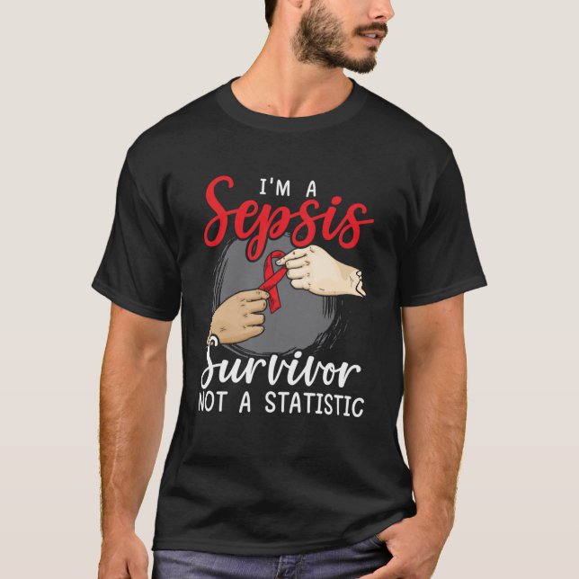 Camiseta Soy un sobreviviente de Sepsis, no una Sepsis Esta (Anverso)