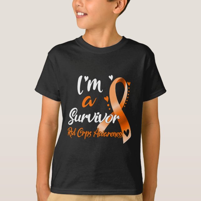 Camiseta Soy Un Sobreviviente Rsd Crps Conciencia (Anverso)