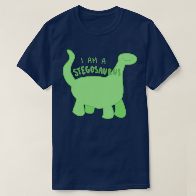 Camiseta Soy un Stegosaurus (Diseño del anverso)