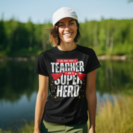 Camiseta Soy un SuperHéroe Apreciación del Profesor de Mate