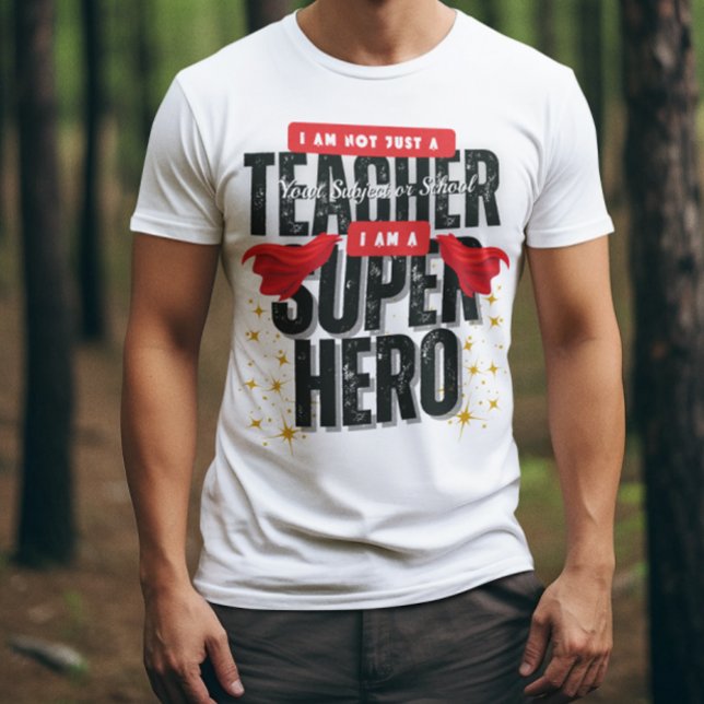 Camiseta Soy un SuperHéroe Aprecio a los Maestros  (Subido por el creador)