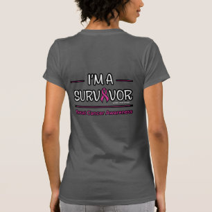 Camiseta Soy un superviviente... Cáncer de Mama