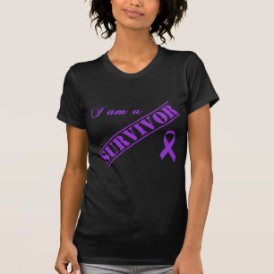 Camiseta Soy un superviviente - Crohns y cinta de la