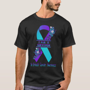 Camiseta Soy un superviviente de cáncer de mama masculino C
