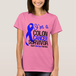 Camiseta Soy un superviviente del cáncer de colon